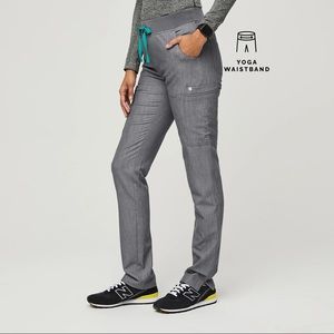 Yola Yoga waistband Skinny Scrub Pants